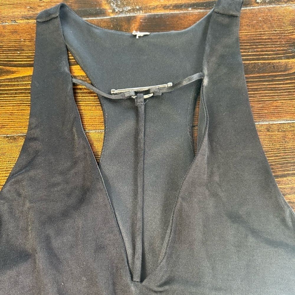 Free People Black Halter Midi Dress - Picture 4 of 9